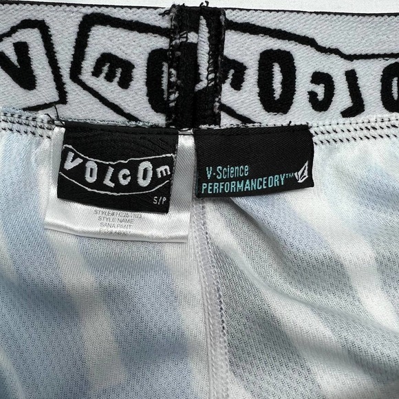 Volcom Performance Dry Base Layer Bottoms Tye Die Spellout Waistband Women's S/P - Picture 3 of 9